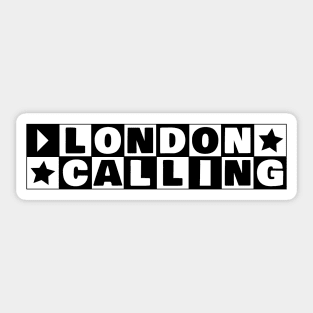 London Calling Sticker